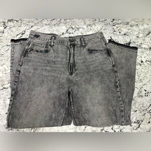 Gray AE mom jeans